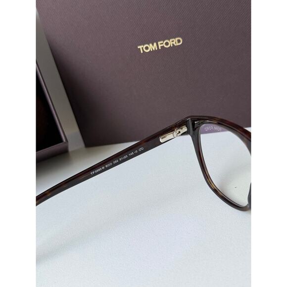 NEW Tom Ford FT5895-B Brown Clip On Frames + Sunglasses - Picture 10 of 10